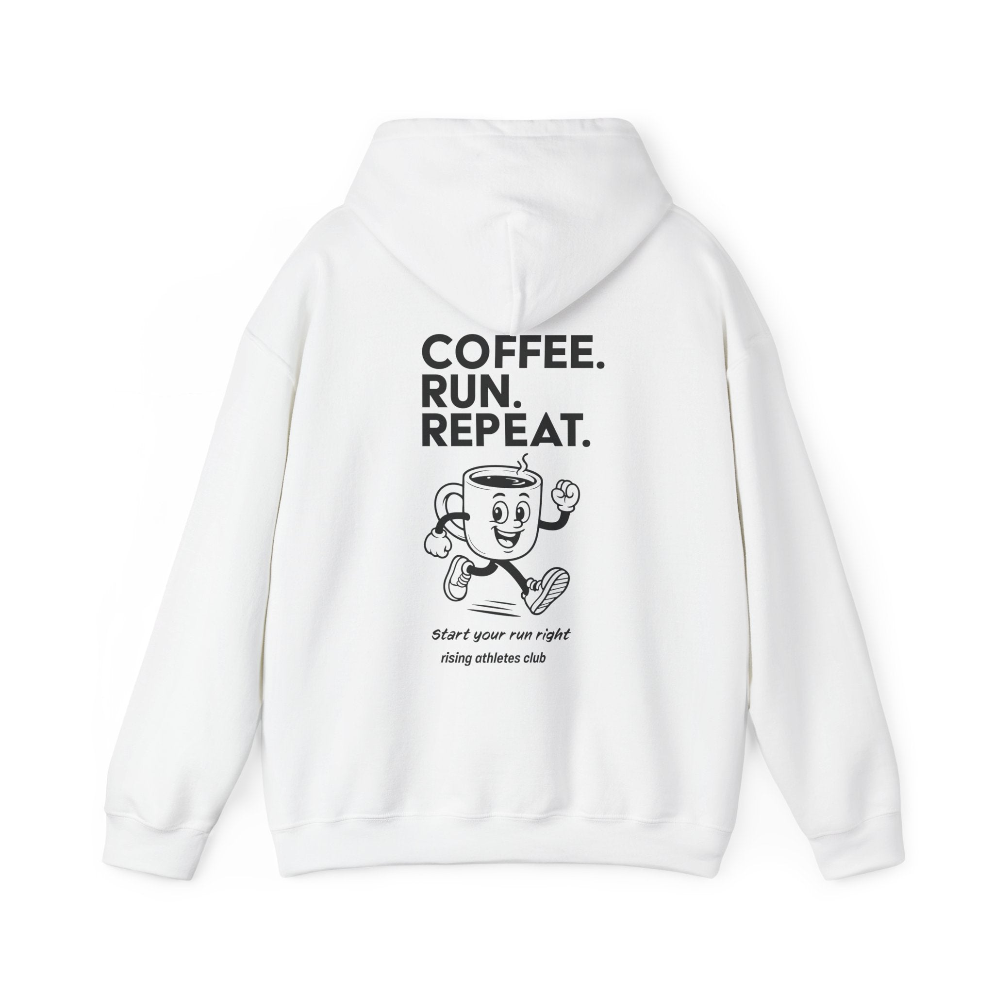COFFEE. RUN. REPEAT. HOODIE