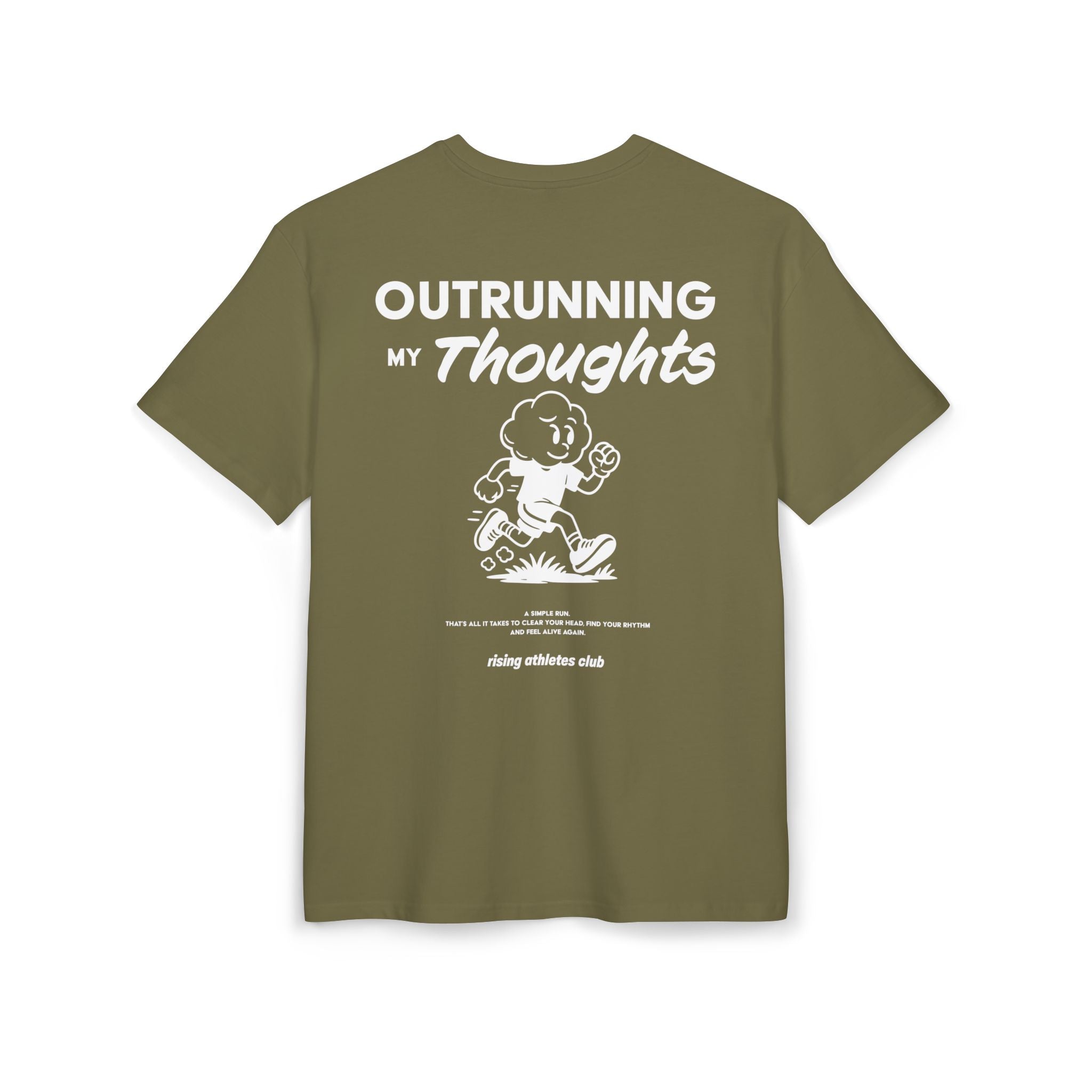 OUTRUNNING MY THOUGHTS T-SHIRT