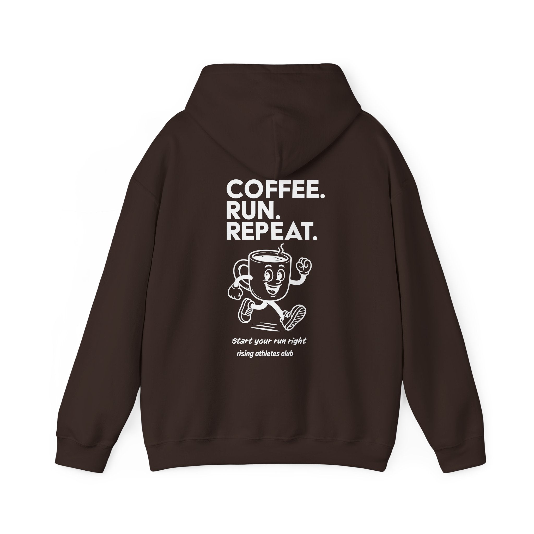 COFFEE. RUN. REPEAT. HOODIE