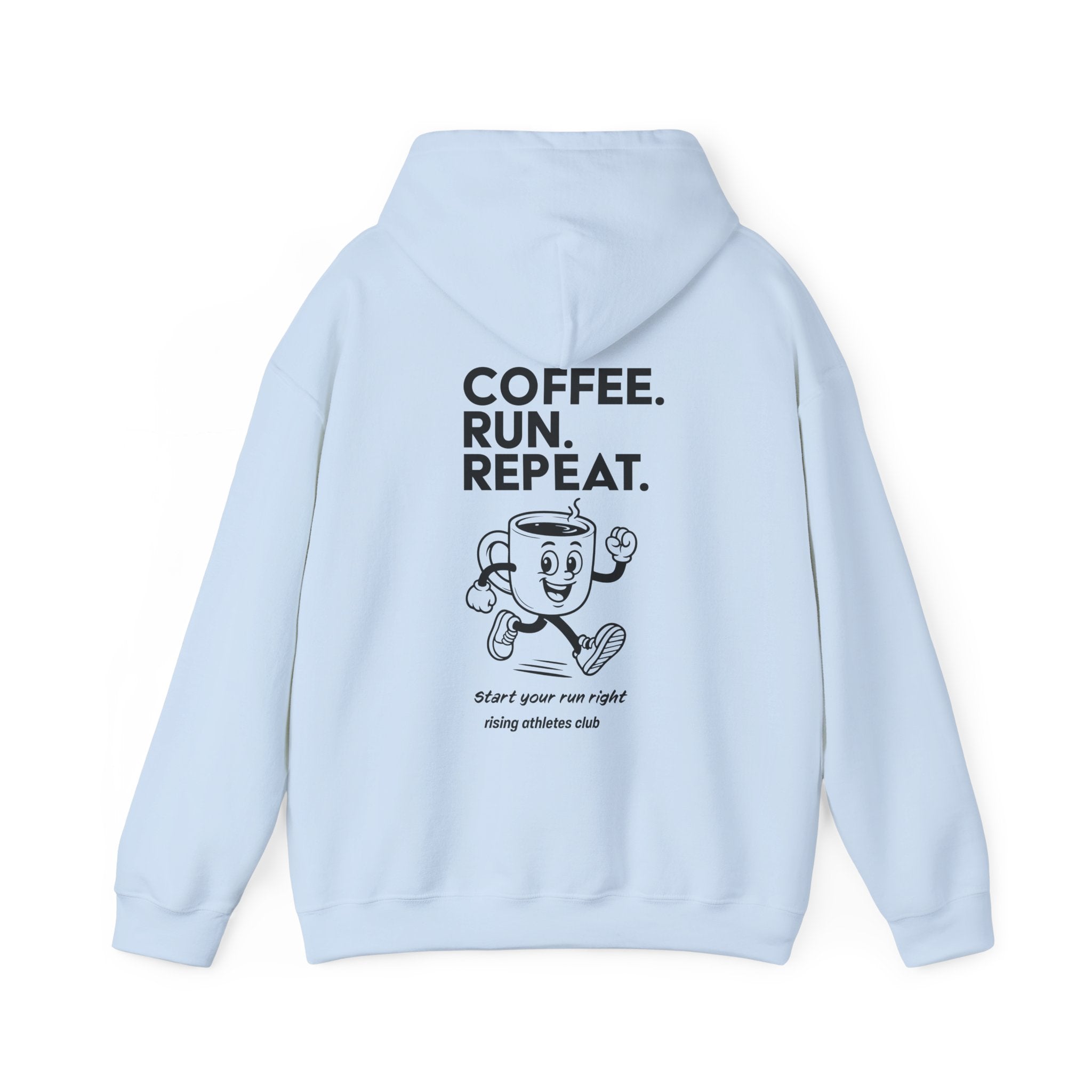 COFFEE. RUN. REPEAT. HOODIE