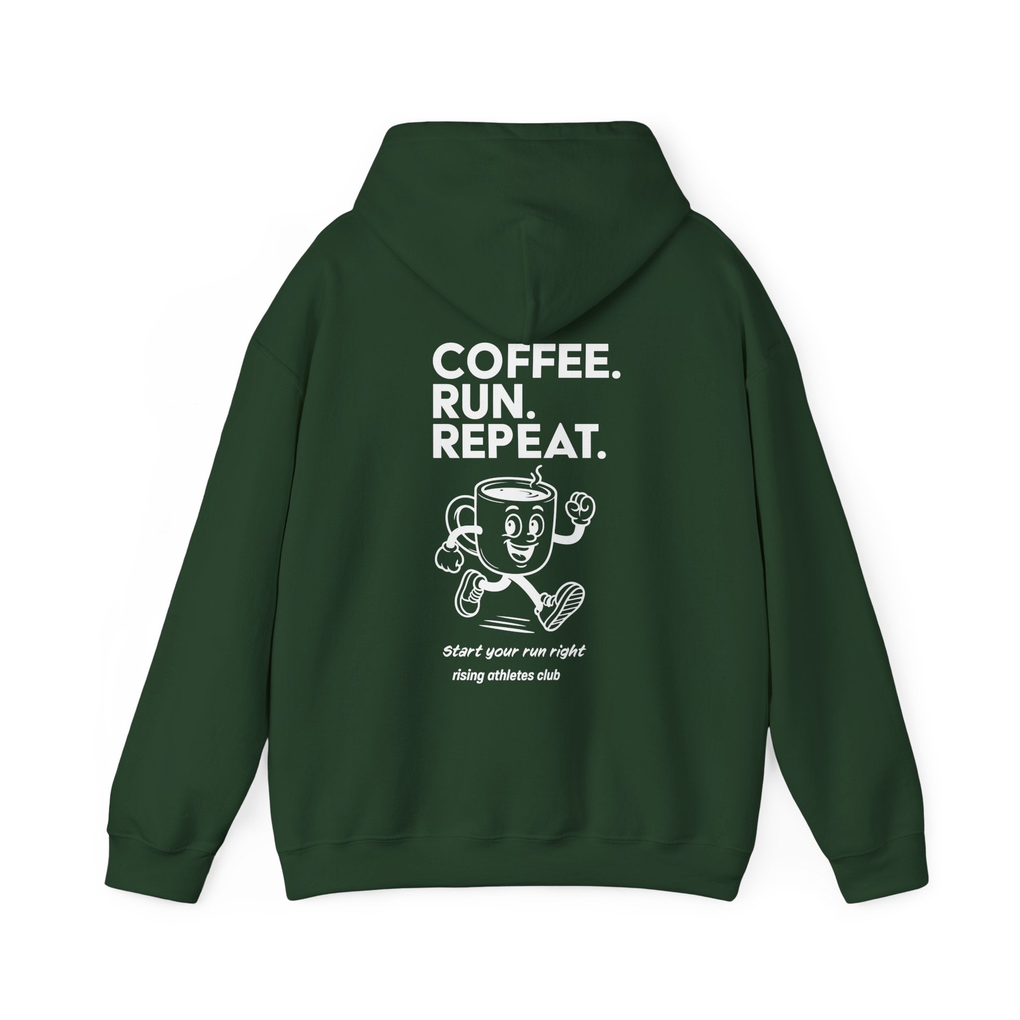 COFFEE. RUN. REPEAT. HOODIE