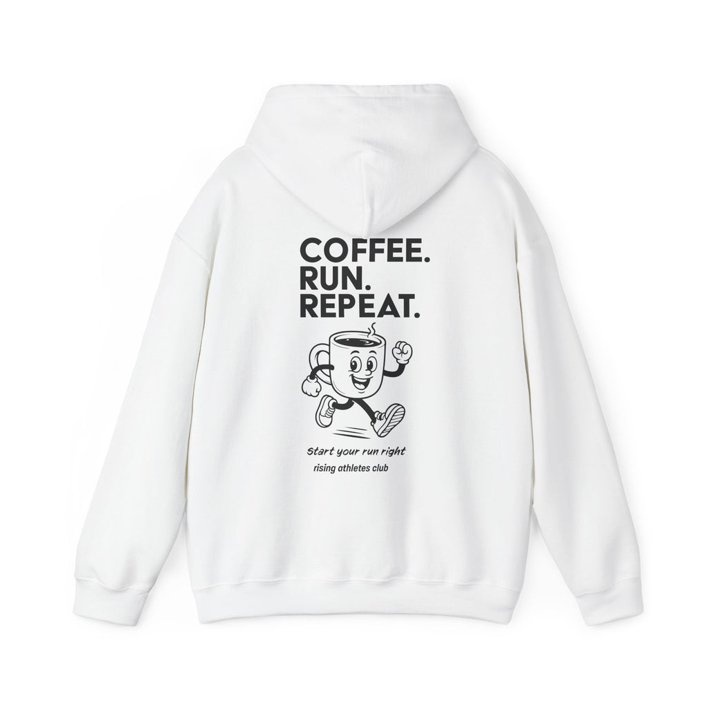 COFFEE. RUN. REPEAT. HOODIE